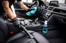 Car detailing in progress